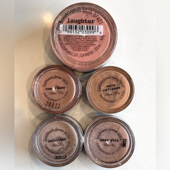 Bare Minerals Bundle Loose Shadows, Blush/Bronzer - Picture 1 of 1